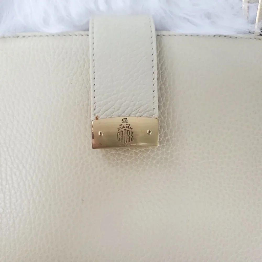 Mark Cross Italian Leather Shoulder Purse Crossbody Bag -Vintage Luxury Designer - Picture 3 of 11